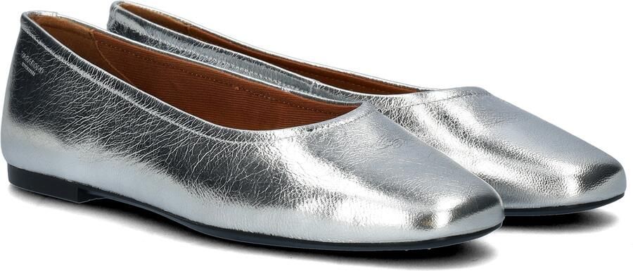 Vagabond Jolin leren ballerina | silver Zilver Leer Ballerina's Dames - Foto 7