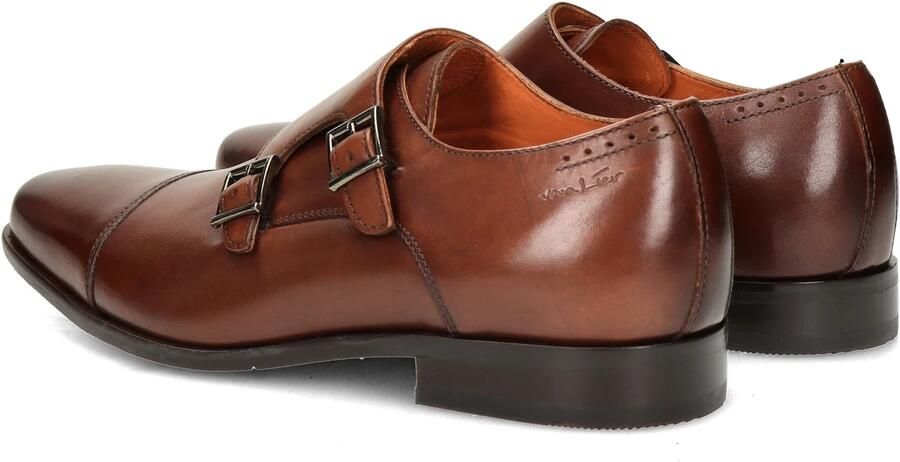 Van Lier Rhodes heren nette schoen Cognac - Foto 8