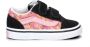 Vans Old SKool V meisjes klittenbandschoen Zwart multi - Thumbnail 2