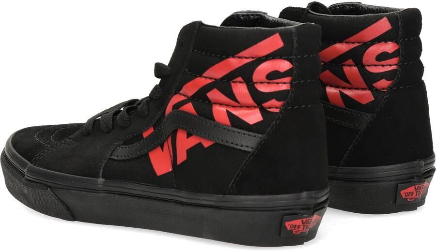 Vans SK8-Hi Logo jongens sneaker Zwart rood - Foto 4