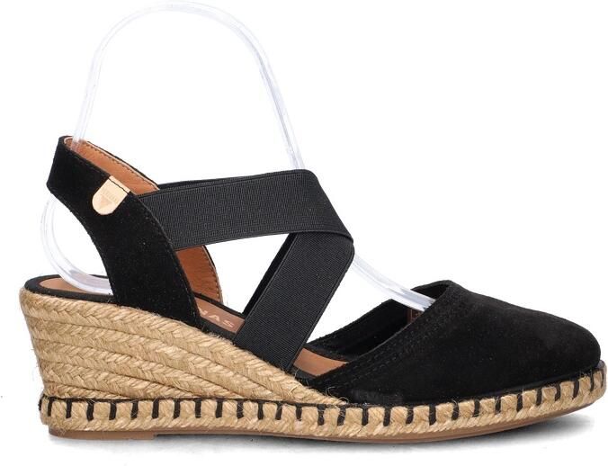 Verbenas Mila Serraje suède espadrilles zwart - Foto 5