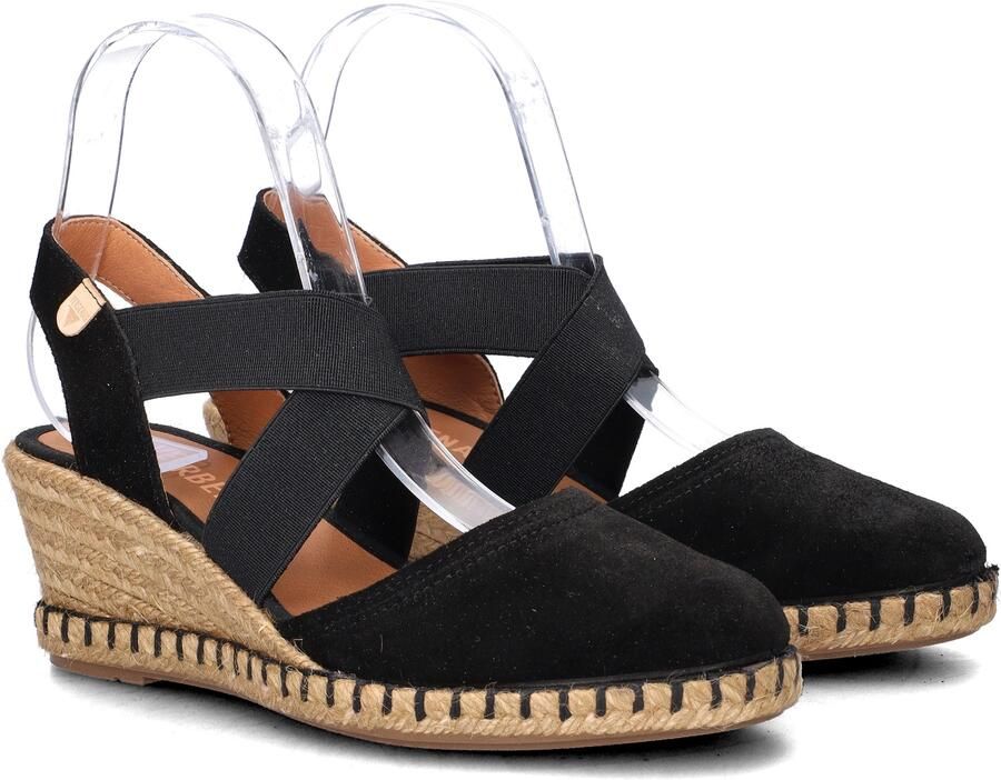 Verbenas Mila Serraje suède espadrilles zwart - Foto 7