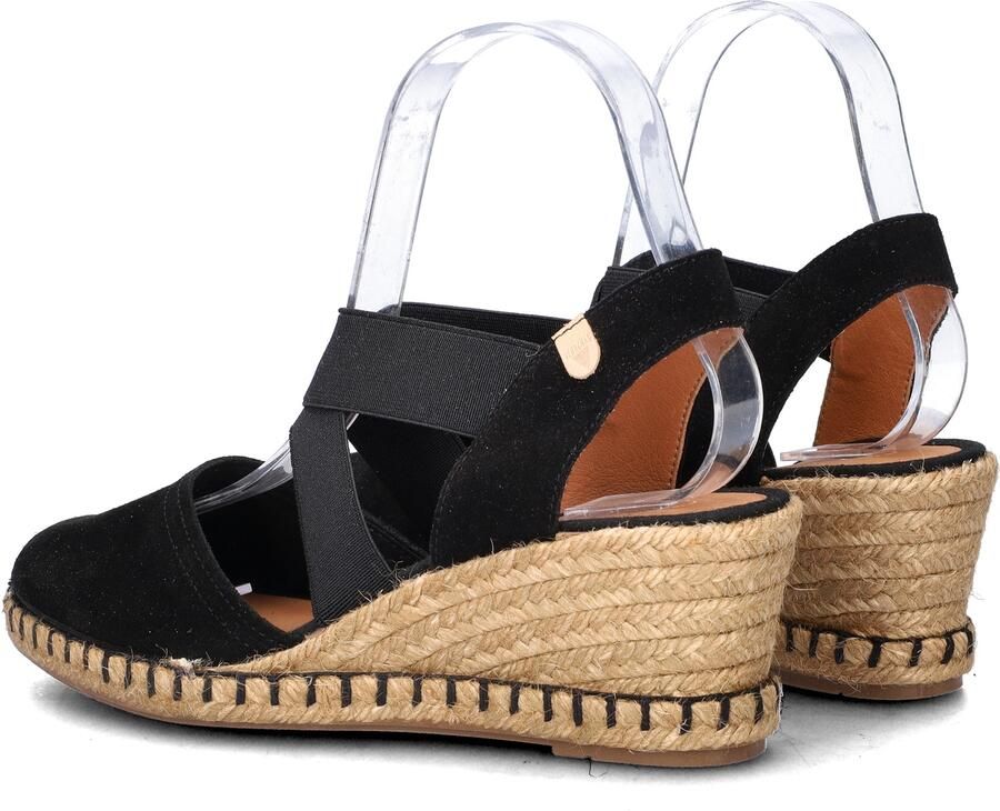 Verbenas Mila Serraje suède espadrilles zwart - Foto 6