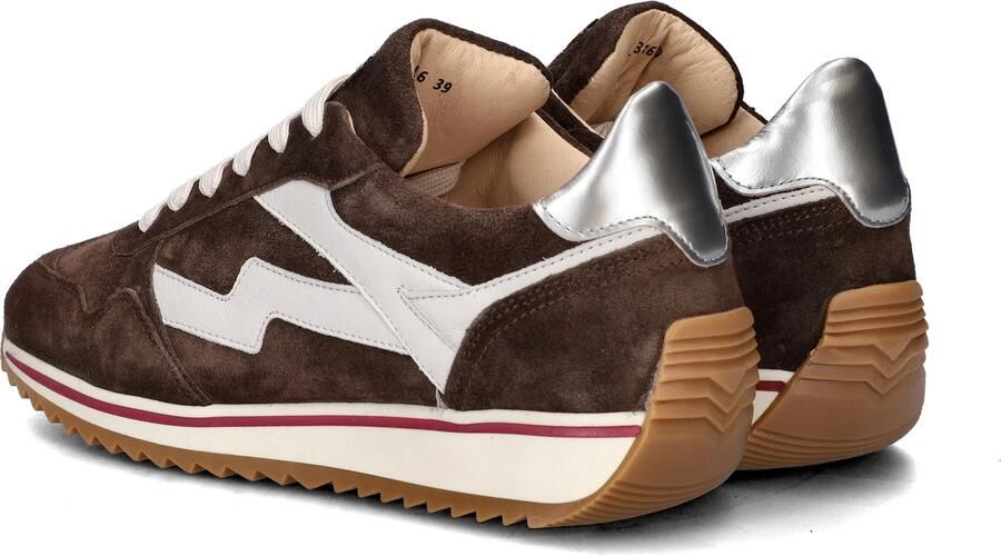 VIA VAI Lage Sneakers Dames Mikki Alex Maat: 42 Materiaal: Suède Kleur: Bruin - Foto 4