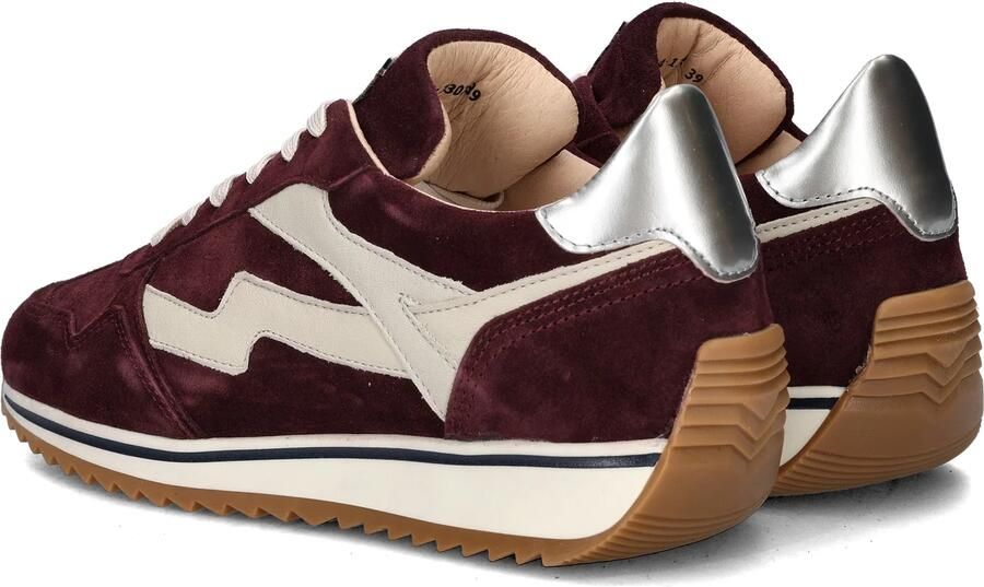 VIA VAI Lage Sneakers Dames Mikki Alex Maat: 37 Materiaal: Suède Kleur: Bordeaux - Foto 5