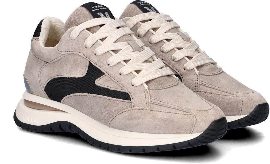 VIA VAI Lage Sneakers Dames Usher Riggs Suède Grijs - Foto 4