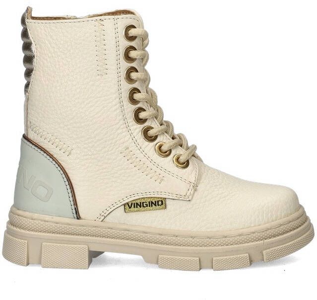 Vingino Jennifer Veterboots Laarzen Met Veters Meisjes Beige - Foto 3