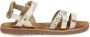 VINGINO Olivia leren sandalen goud metallic Leer Dierenprint 28 - Thumbnail 3