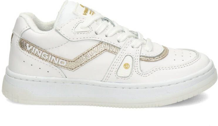 Vingino Senne Low Lage sneakers Leren Sneaker Wit - Foto 5
