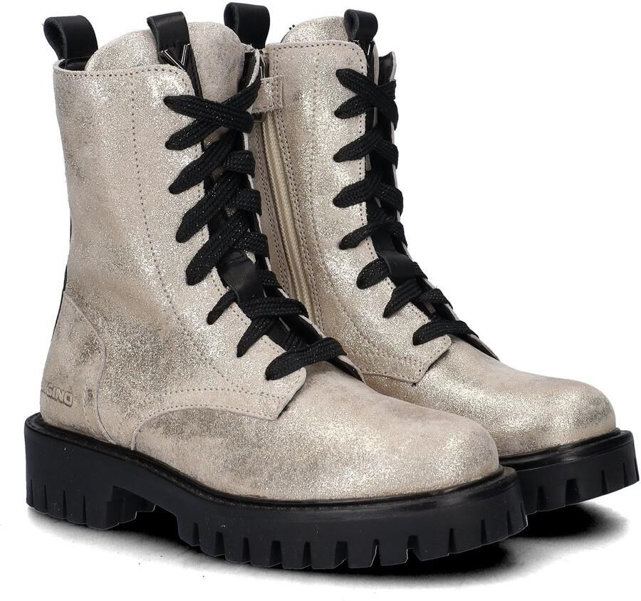 Vingino Muraina Messina suède veterboots met glitters goud - Foto 4