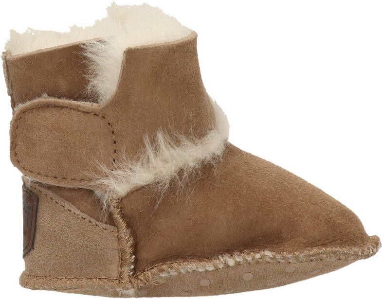 Warmbat Australia suede babyschoenen cognac Bruin Effen 20 21 - Foto 2