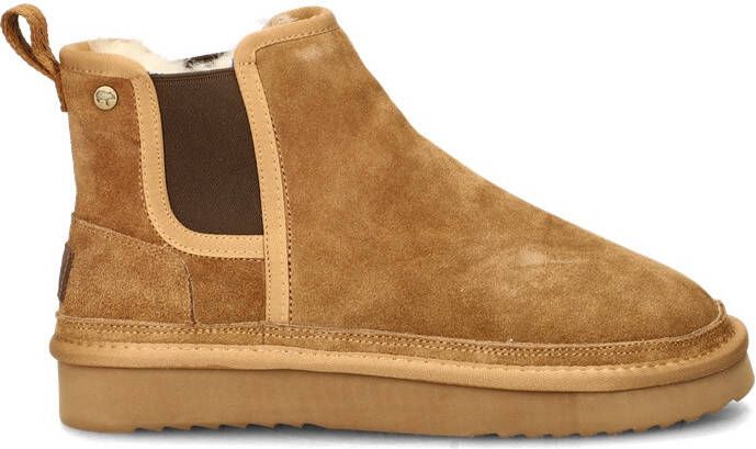 Warmbat Australia Sturt heren chelseaboot Cognac