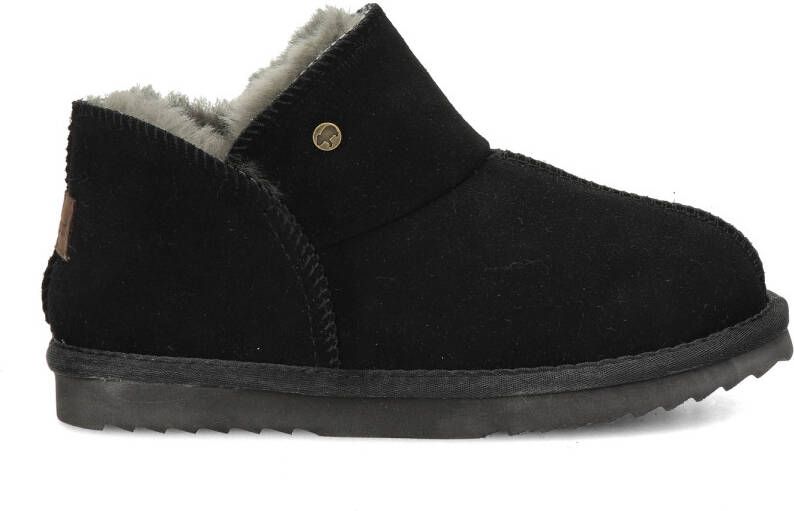 Warmbat Australia gevoerde su de pantoffels zwart Schoenen