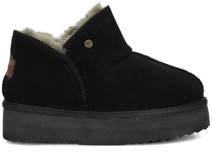 Warmbat Australia Warmbat Willow Plateau dames gevoerde boot Zwart