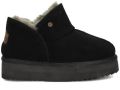 Warmbat Australia Warmbat Willow Plateau dames gevoerde boot Zwart - Zwart