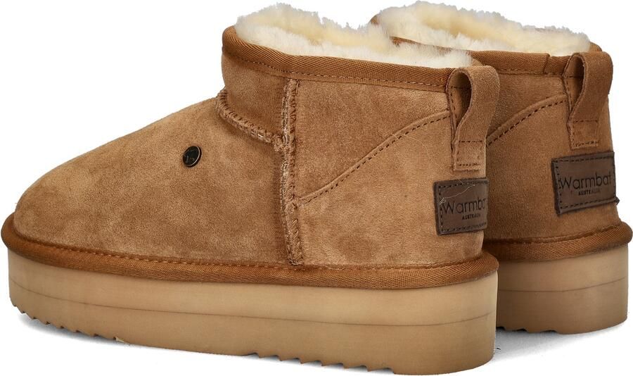 WARMBAT Vachtlaarzen Dames Durack Plateau Maat: 41 Materiaal: Suède Kleur: Cognac - Foto 7