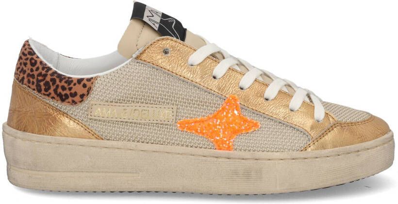 AMA BRAND DELUXE Lage Sneakers Dames Slam Maat: 37 Materiaal: Textiel Kleur: Brons