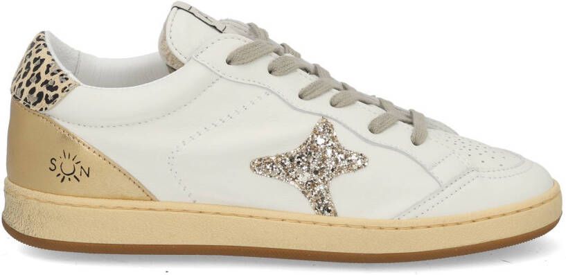 AMA BRAND DELUXE Lage Sneakers Dames Sun Maat: 37 Materiaal: Leer Kleur: Wit