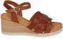 AQA Shoes A8585 Volwassenen Sandalen met hak Cognac - Thumbnail 3