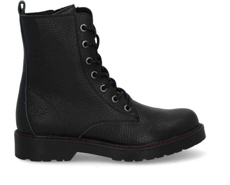 AQA Shoes A8630~~~~~~~~~~~~~~~~~~~~~~~~~ Hoge sneakersVeterlaarzenDames veterschoenenDames sneakersHalf-hoge schoenen Zwart - Foto 6