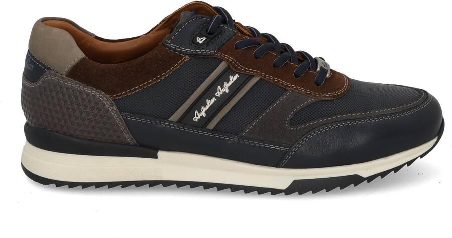 Australian Filmon Sneakers Heren Leren Sneaker Blauw - Foto 13