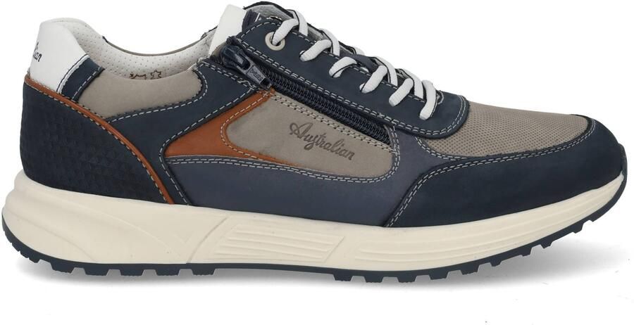 Australian Lage Sneakers Hawker Blue Leather 15170301-SO2 - Foto 7