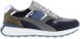 Australian Footwear Kyoto Sneakers Grijs Grey-Blue-Green - Thumbnail 2