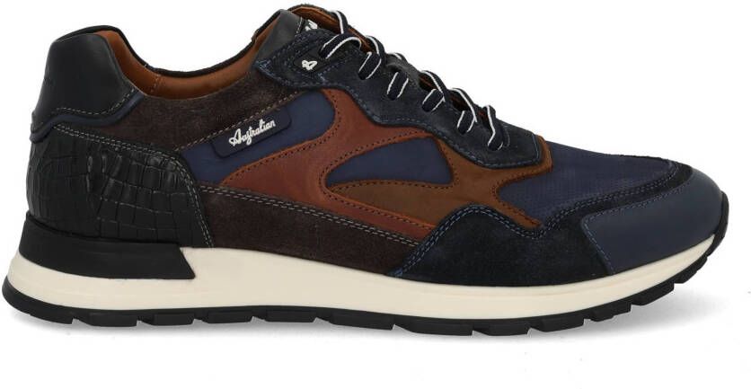 Australian Tiago blue brown donkerblauw