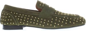 Babouche 5623-2 kaki Groen