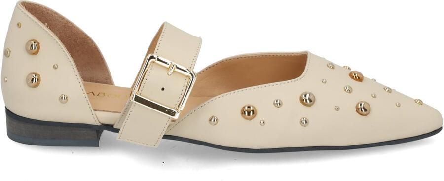 Babouche G-Ally-1 off white Wit