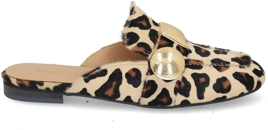 Babouche G-Lara-8 leopardo multi bruin