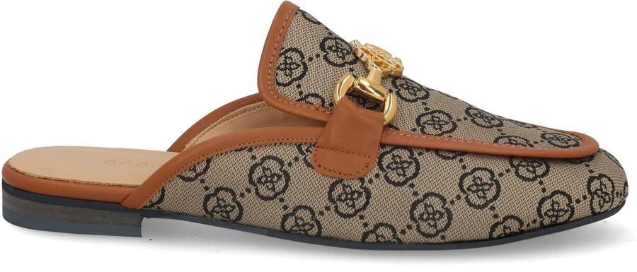 Babouche G-Nea-152 beige cognac Bruin