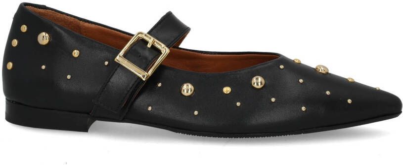 Babouche G-Celina-1 black Zwart