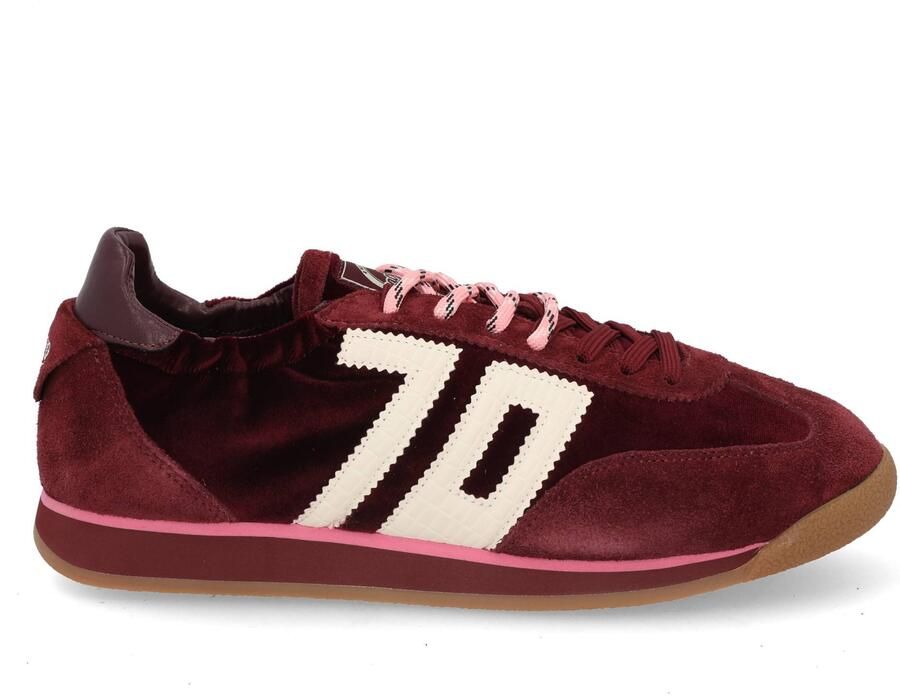 BACK70 Lage Sneakers Dames Rocket Suède Bordeaux - Foto 7
