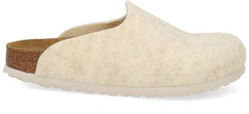 Birkenstock Amsterdam wool felt narrow eggshell Wit