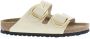 Birkenstock Klassieke Big Buckle Nubuck Leren Sandalen Ecru Beige Dames - Thumbnail 2