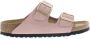 Birkenstock Roze Nubuck Dubbele Band Sandalen Pink Dames - Thumbnail 4