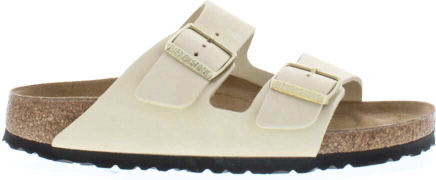 BIRKENSTOCK Arizona Nubuck Ecru narrow Beige Nubuck Plateau sandalen Dames - Foto 14