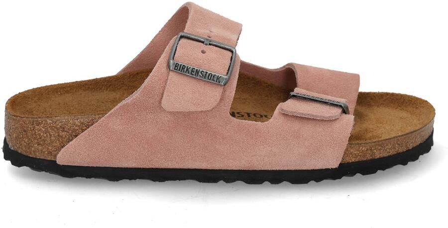 Birkenstock Narrow Arizona Suede Leather Pink Clay - Foto 4