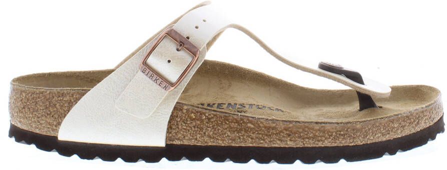 Birkenstock Gizeh regular 943871 pearl white Beige