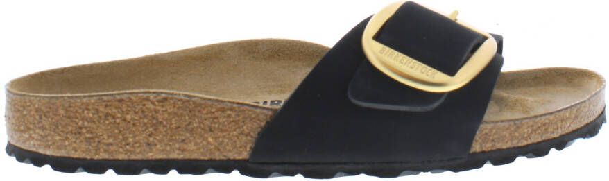 BIRKENSTOCK Slippers Dames Madrid Big Buckle Maat: 39 Materiaal: Nubuck Kleur: Zwart - Foto 17