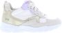 BunniesJR 224343-501 Meisjes Lage Sneakers Offwhite Lila Beige Imitatieleer Veters - Thumbnail 3