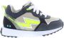 BunniesJR Stevie Sprint leren sneakers donkerblauw beige Jongens Leer Meerkleurig 26 - Thumbnail 3