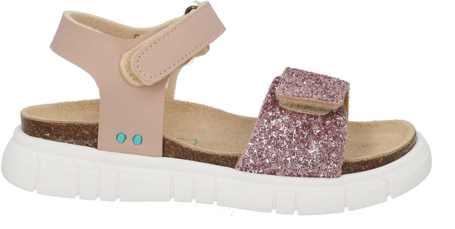 BunniesJR 226422-774 Meisjes Platte Sandalen Roze Imitatieleer Klittenband - Foto 2