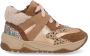 BunniesJR 225844-414 Meisjes Hoge Sneakers Bruin Leer Veters - Thumbnail 2
