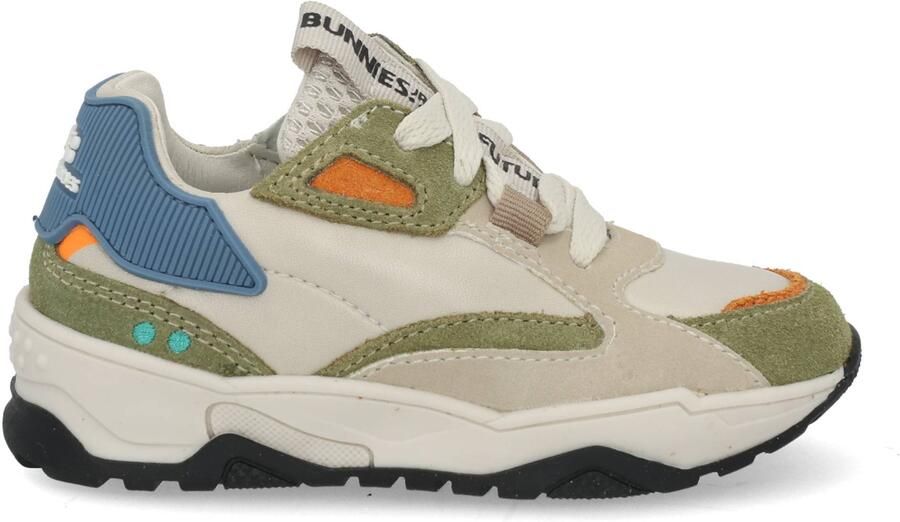 BunniesJR 226220-460 Meisjes Lage Sneakers Groen Leer Veters - Foto 2