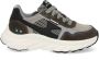 BunniesJR 225840-488 Jongens Lage Sneakers Grijs Leer Veters - Thumbnail 2