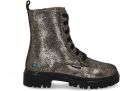 BunniesJR 225884-992 Meisjes Biker Boots Grijs Suède Veters - Multicolor