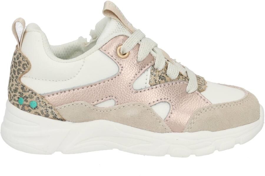 BunniesJR 226051-403 Meisjes Lage Sneakers Multicolor Leer Veters - Foto 2