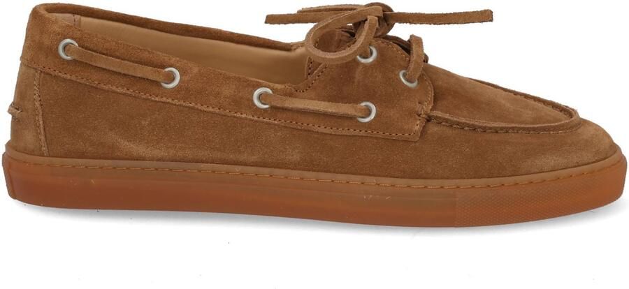 Copenhagen Shoes Suède Loafers met Stijlvolle Vetersluiting - Foto 5